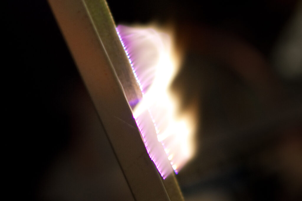 An image of a plasma flash