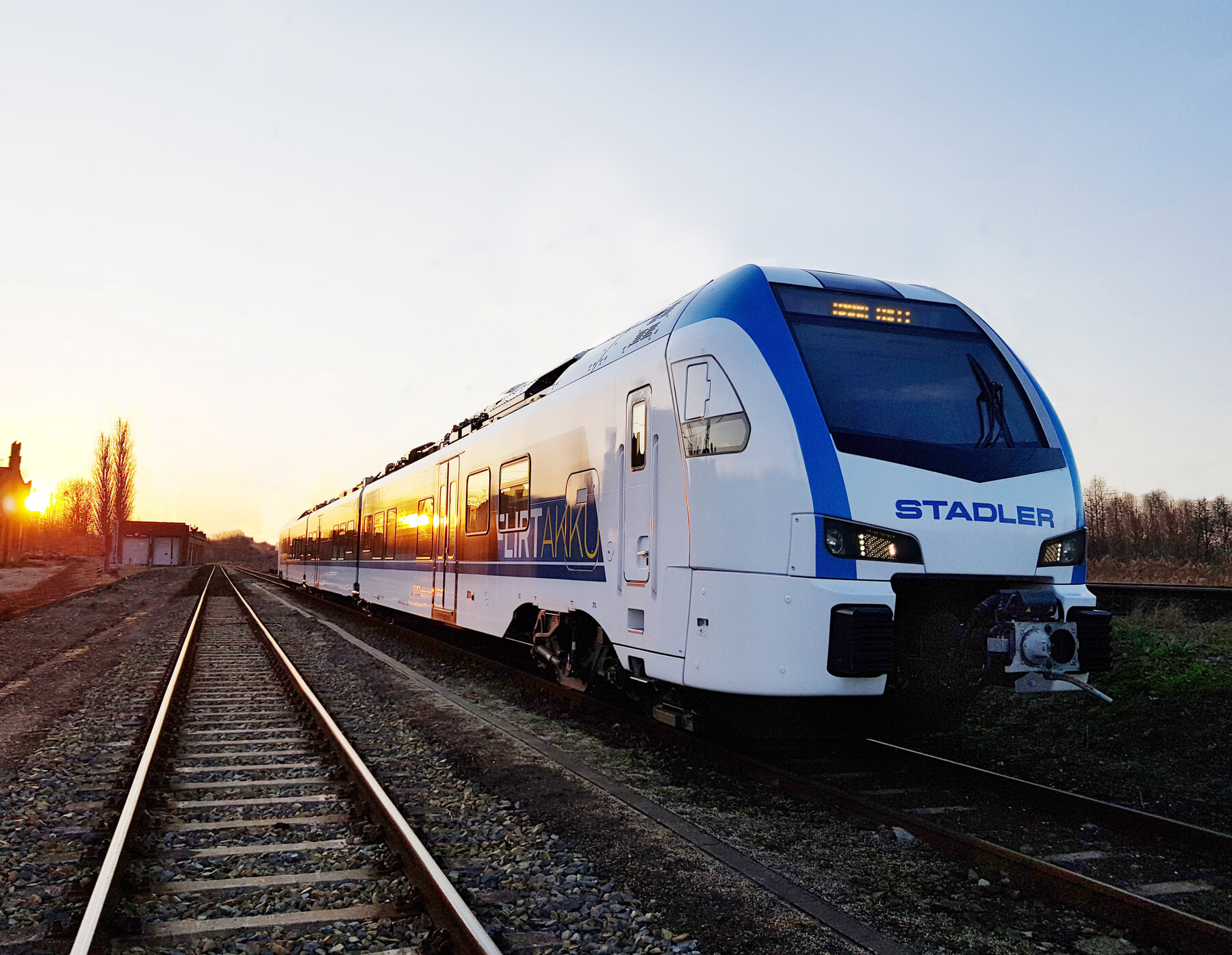 Prototype of the FLIRT battery from Stadler