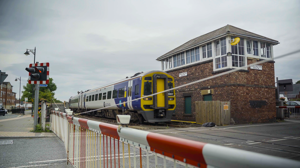 Train operator Northern released the footage, which was taken from the front of a class 158 train as it travelled along the new route set to open in 2024