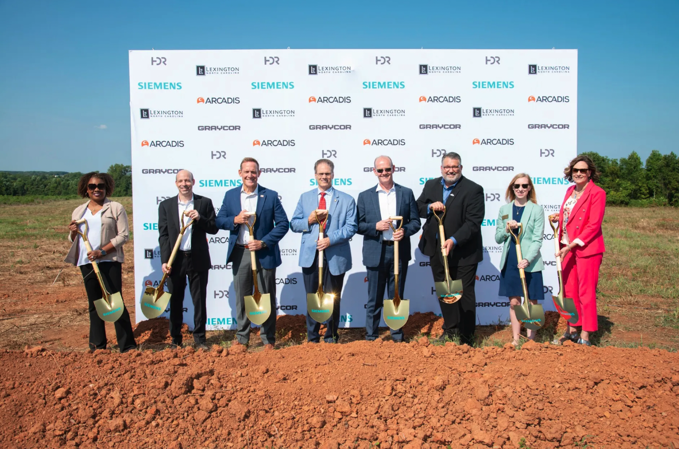 Siemens Mobility breaks ground on $220 million North Carolina train manufacturing facility expansion
