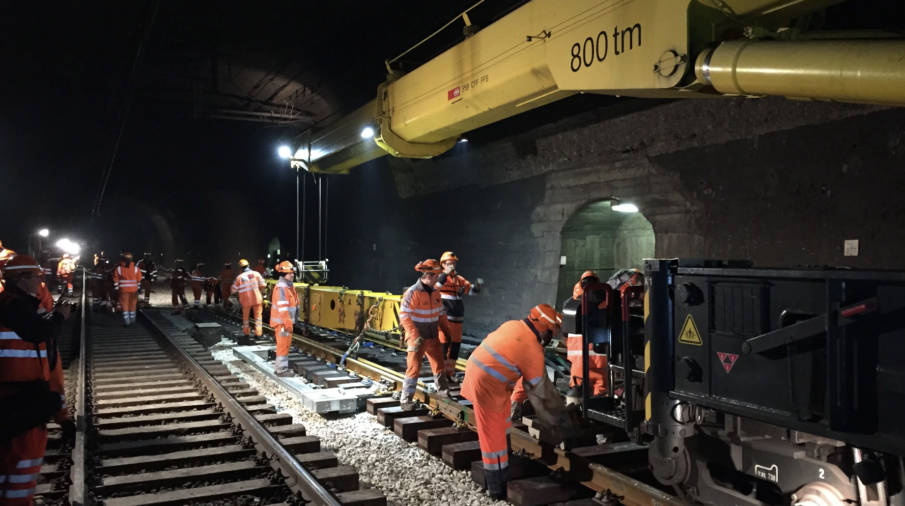From 3 September 2023, SBB will be renovating the Hauenstein base tunnel