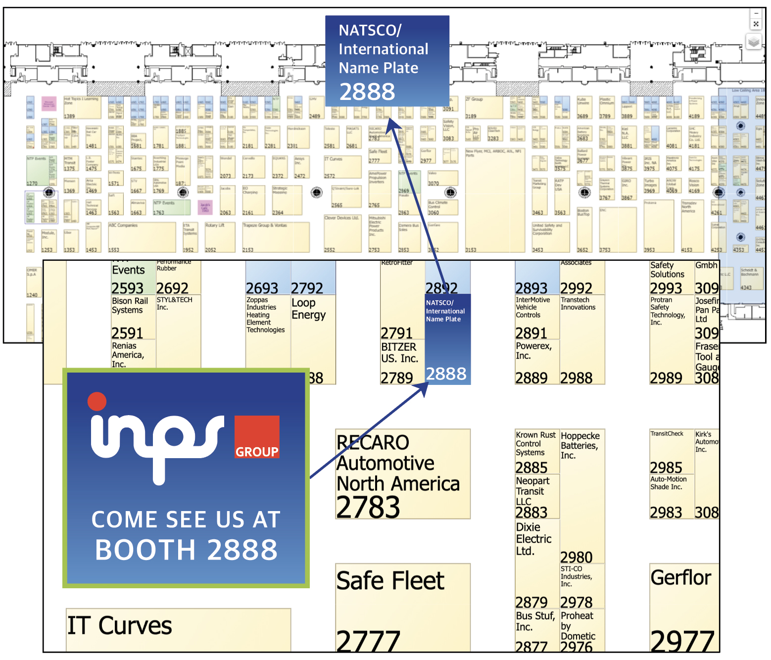 Come See INPS and Natsco at the APTA Expo Booth 2888