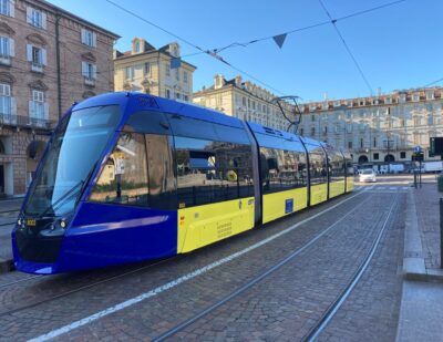 New Hitachi Trams to Commence Service in Turin
