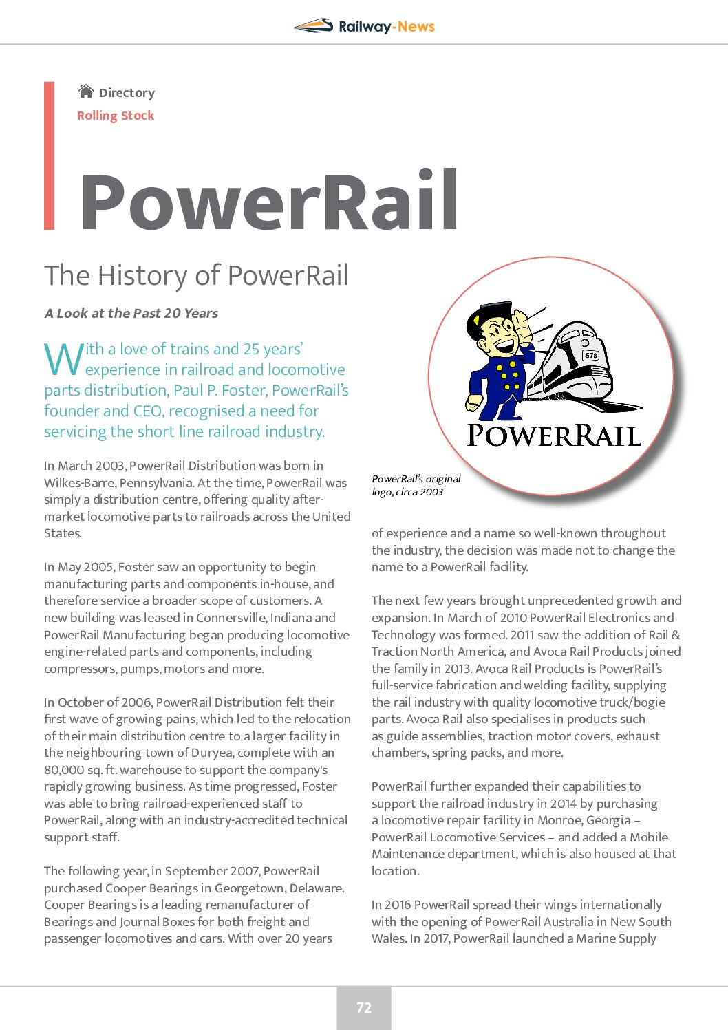 The History of PowerRail