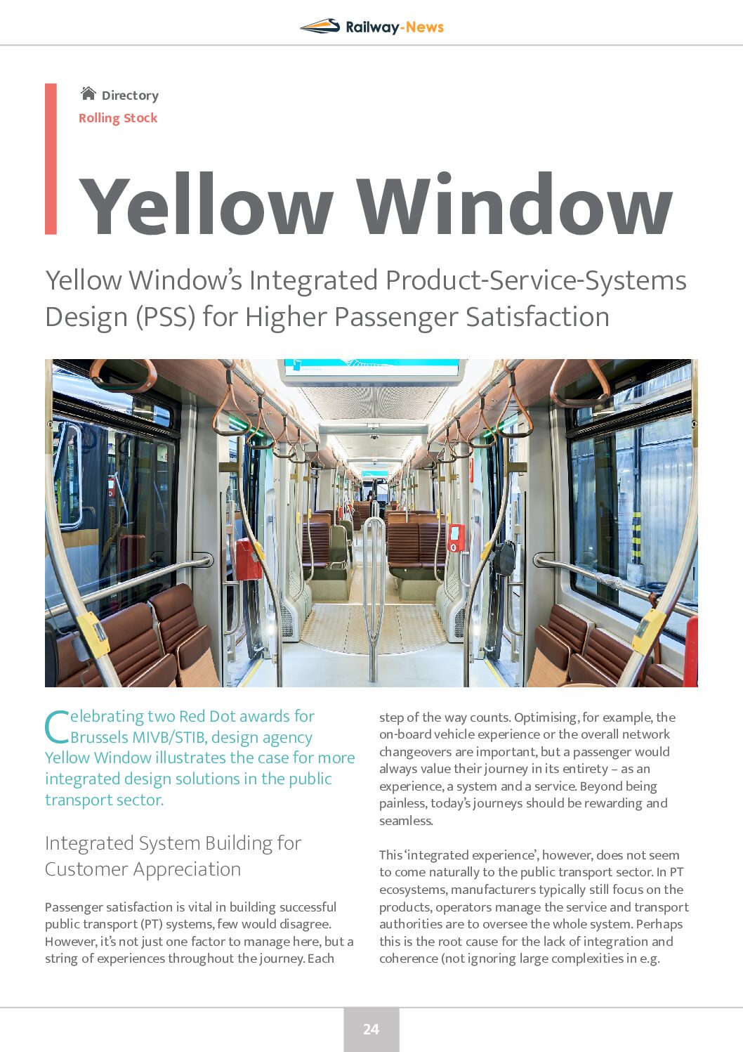 Integrated PSS Design for Higher Passenger Satisfaction