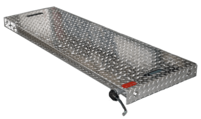 Platform heaters prevent the accumulation of ice and snow in rail gauge walkways for equipment access
