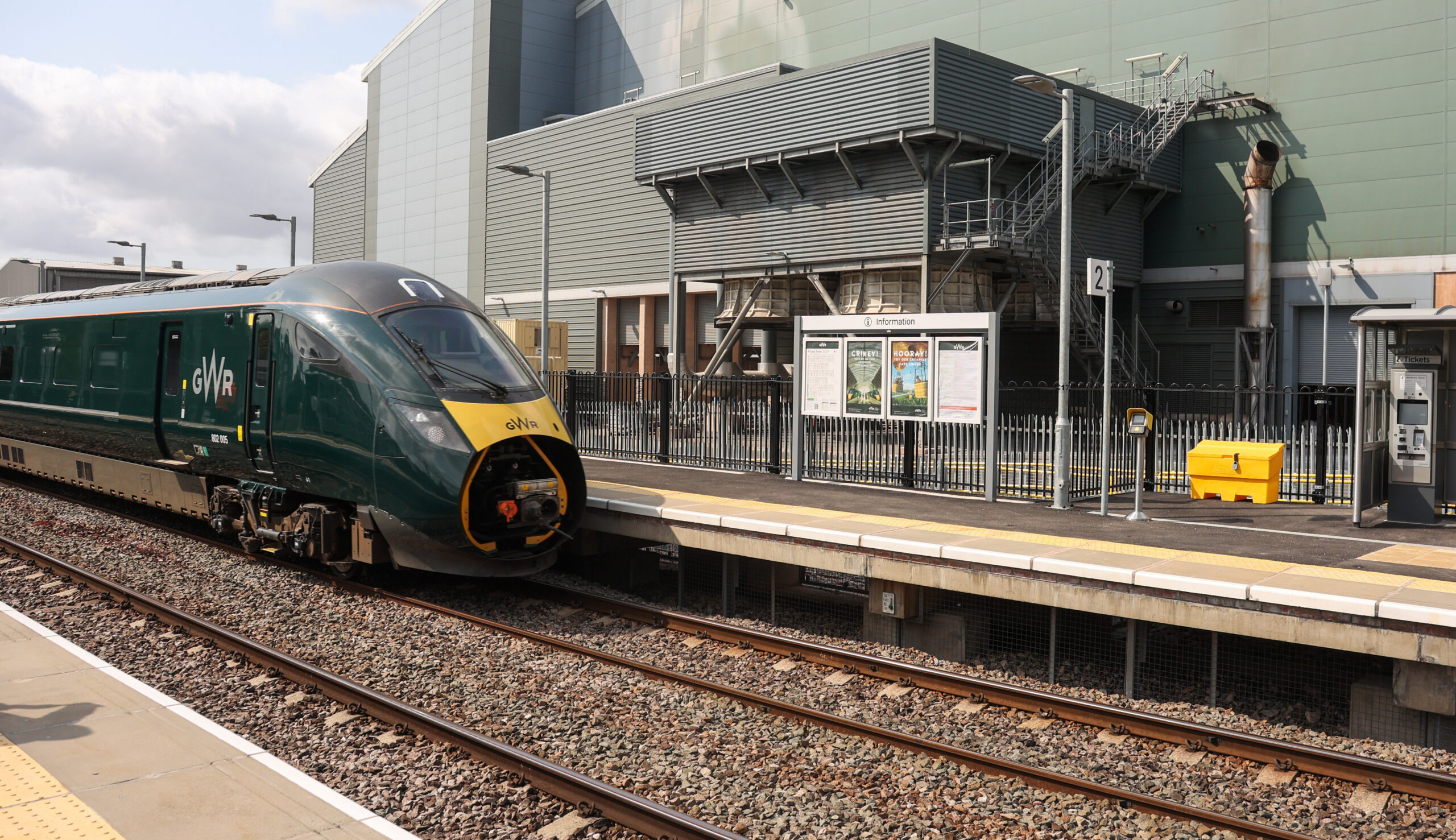 Marsh Barton railway station opened in July 2023