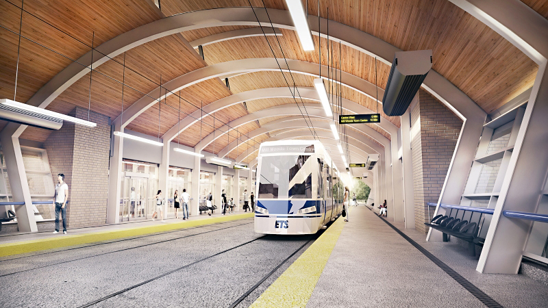 Davies Station rendering.