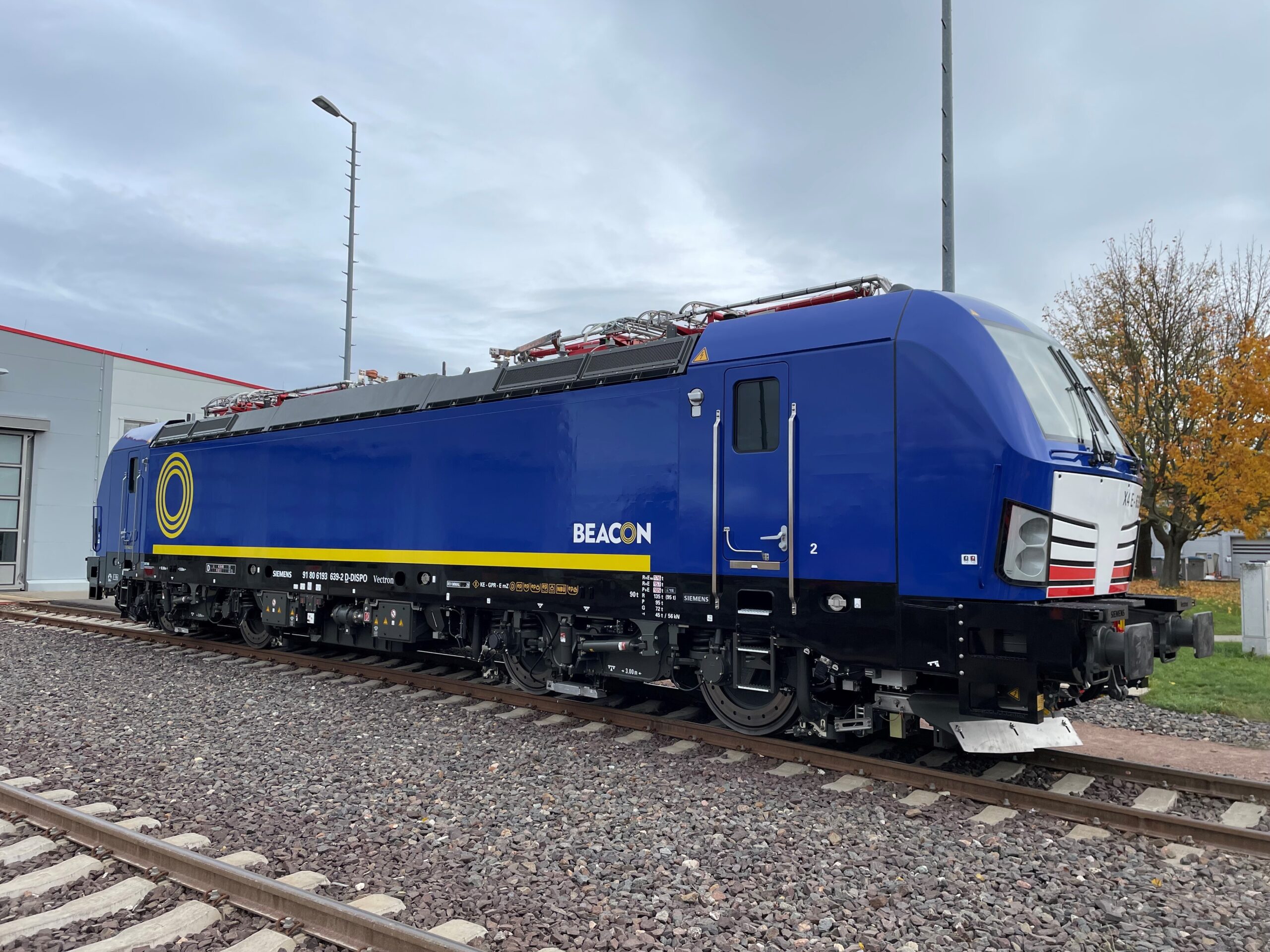 Beacon Rail orders 10 Vectron locomotives from Siemens Mobility