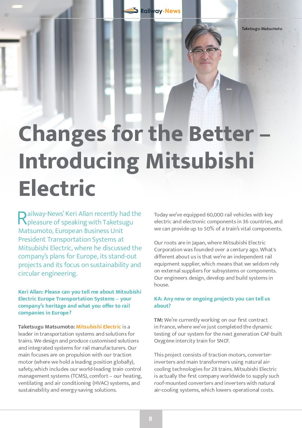 Changes for the Better – Introducing Mitsubishi Electric