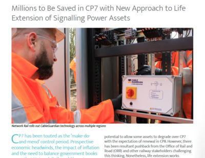 Millions to Be Saved in CP7 with New Approach to Signalling Power Assets