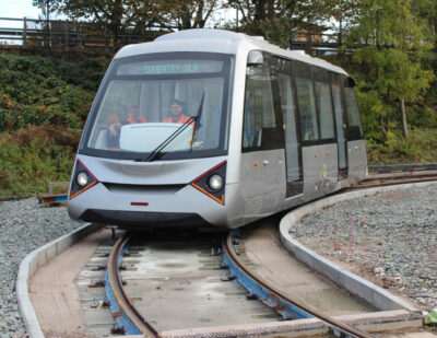 Coventry Very Light Rail Commences Track Testing