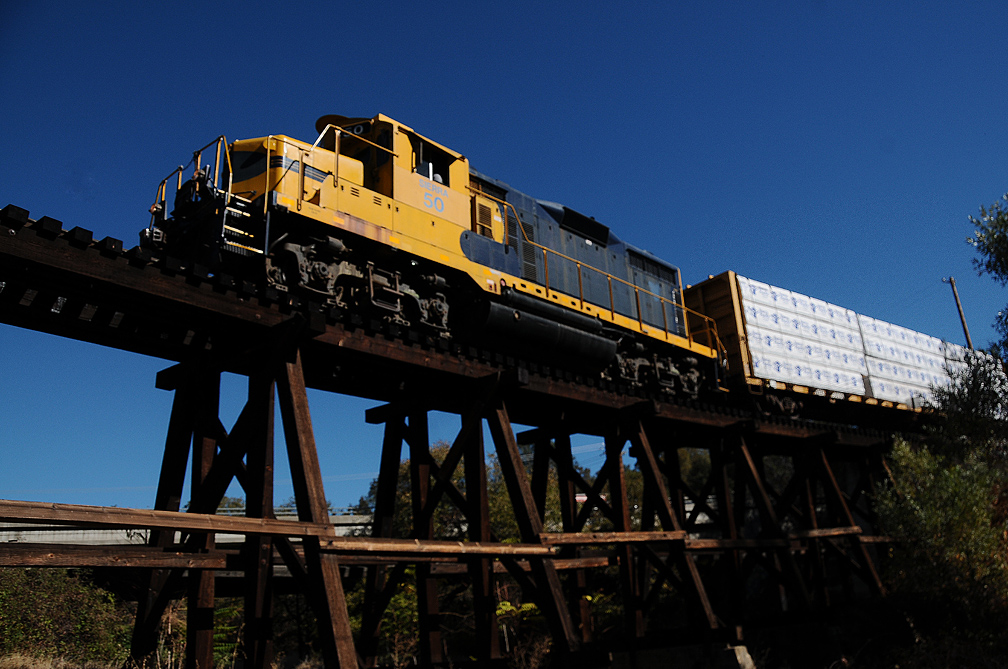 A Sierra Railway freight train