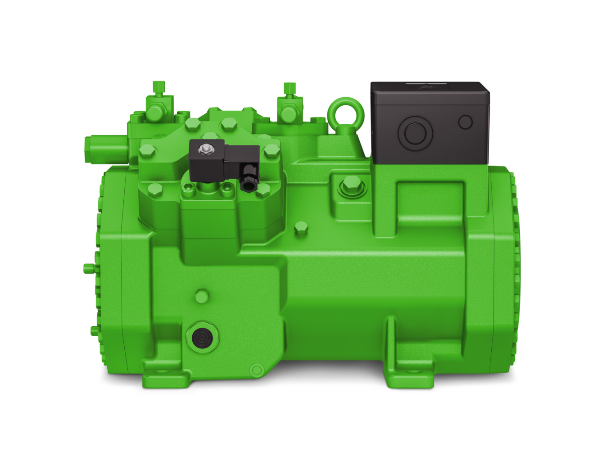 ECOLINE reciprocating compressors are available for various kind of refrigerants such as natural refrigerants such like CO₂ (R744) and propane (R290). Additionally they and can be equipped with an integrated capacity regulation, called  VARISTEP, to accommodate changing operating conditions