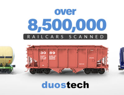Duos RIP® Scans over Eight and a Half Million Railcars in 2023