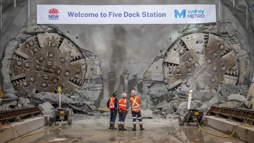Sydney Metro West tunnel boring machines make history with record-breaking breakthrough