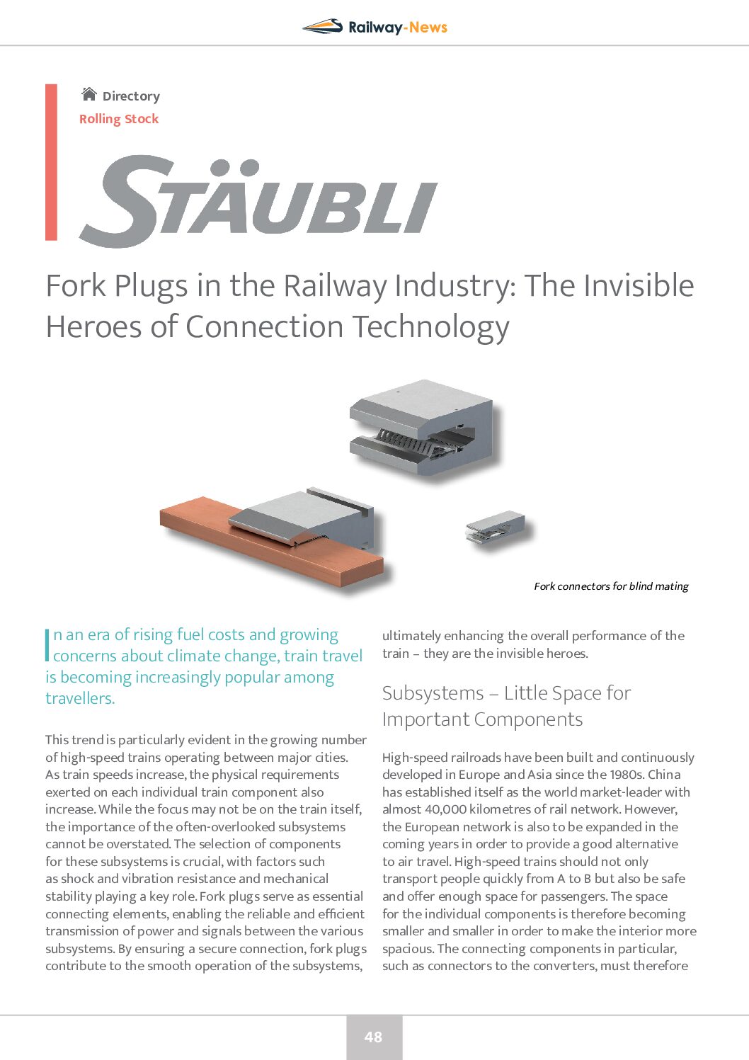 Fork Plugs in the Railway Industry: The Invisible Heroes of Connection Technology