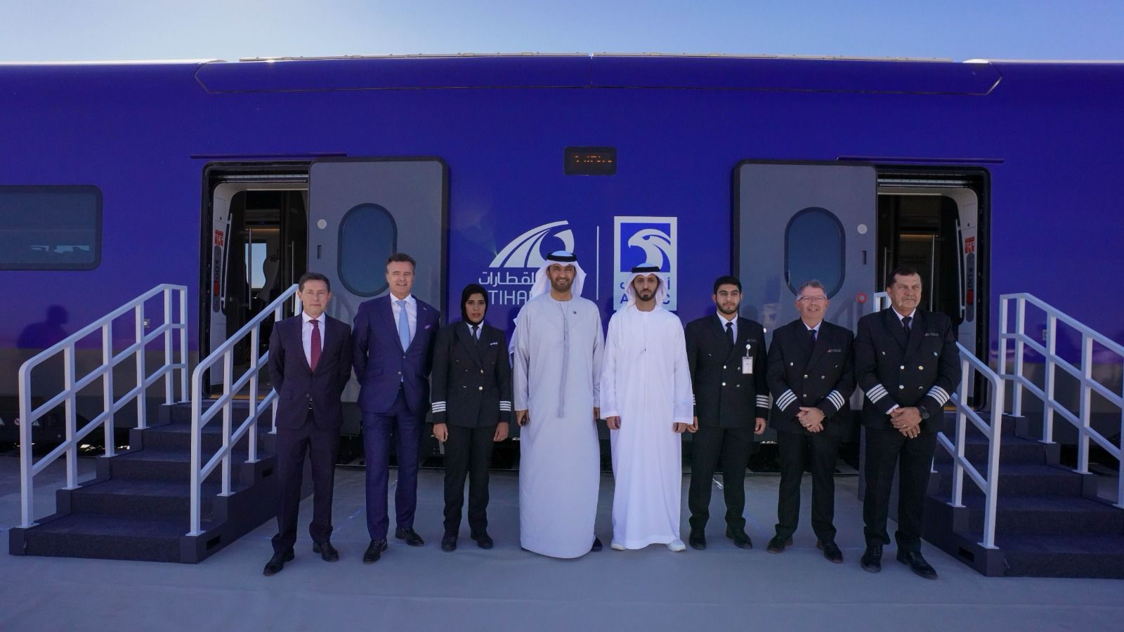 ADNOC executive leadership join first rail journey between Abu Dhabi City and Al Dhannah City