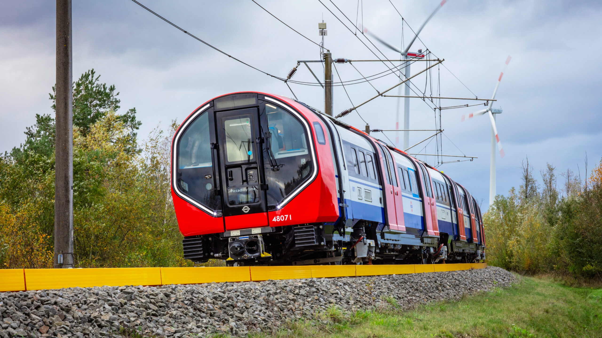 A new Piccadilly line test train
