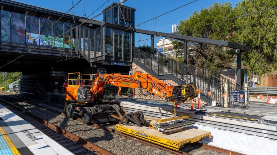Upgrade works are continuing on the T3 Bankstown Line