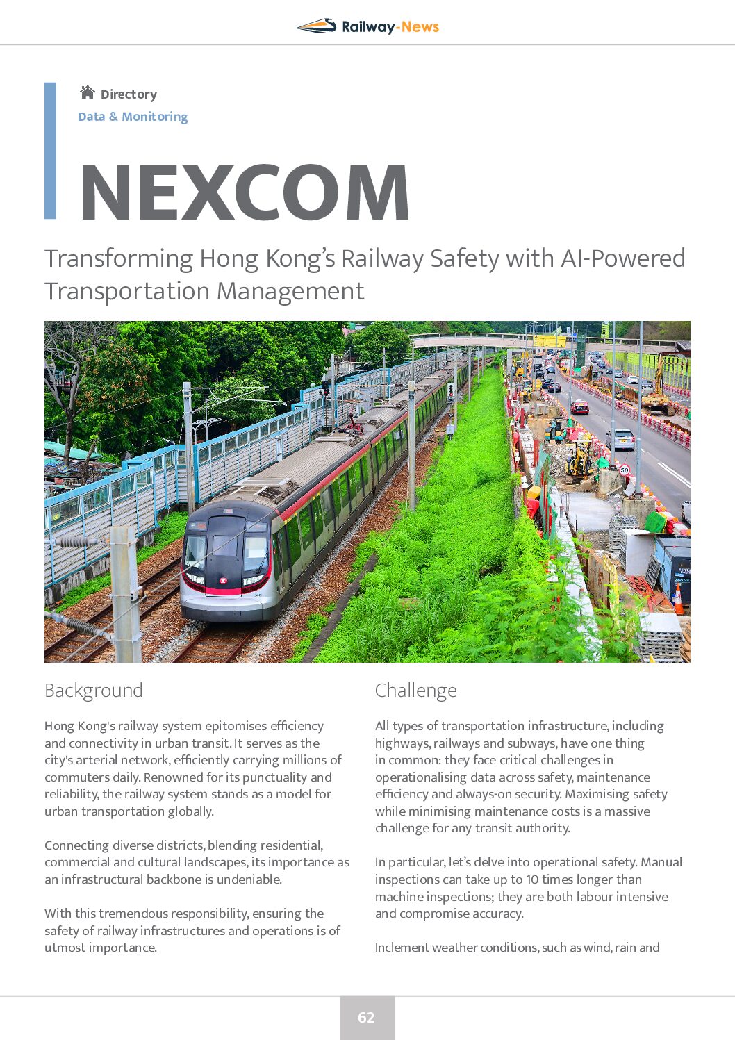 Transforming Hong Kong’s Railway Safety with AI-Powered Transportation Management