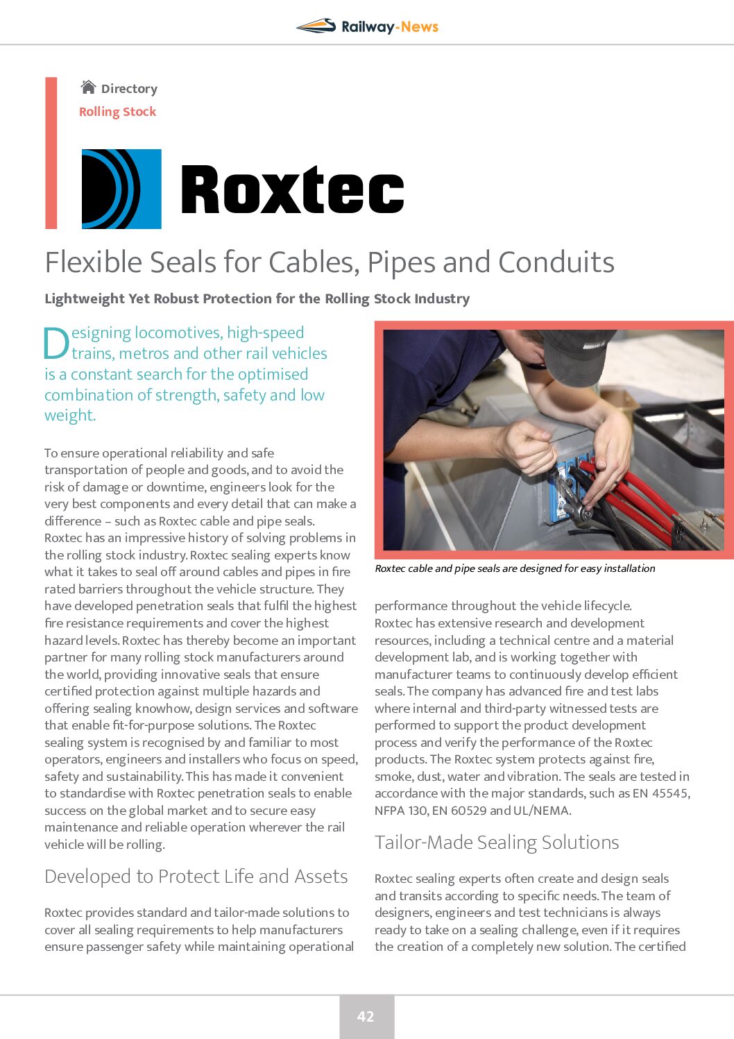 Flexible Seals for Cables, Pipes and Conduits
