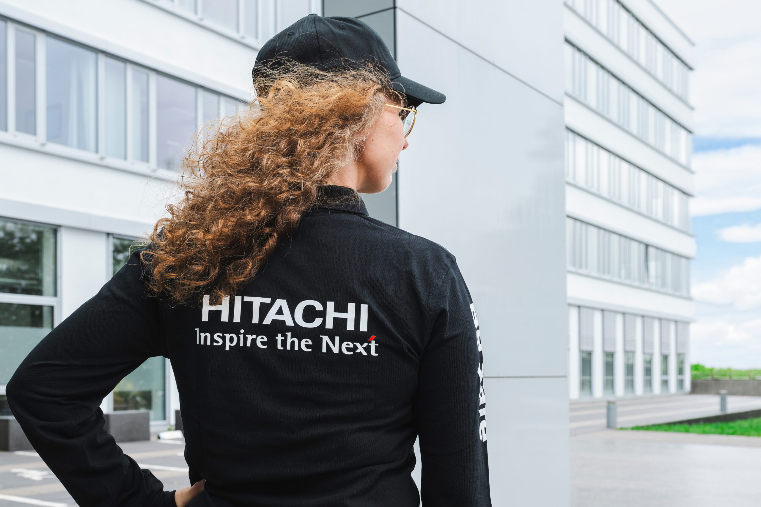 An Hitachi Rail employee at GTS site in Ditzingen Germany