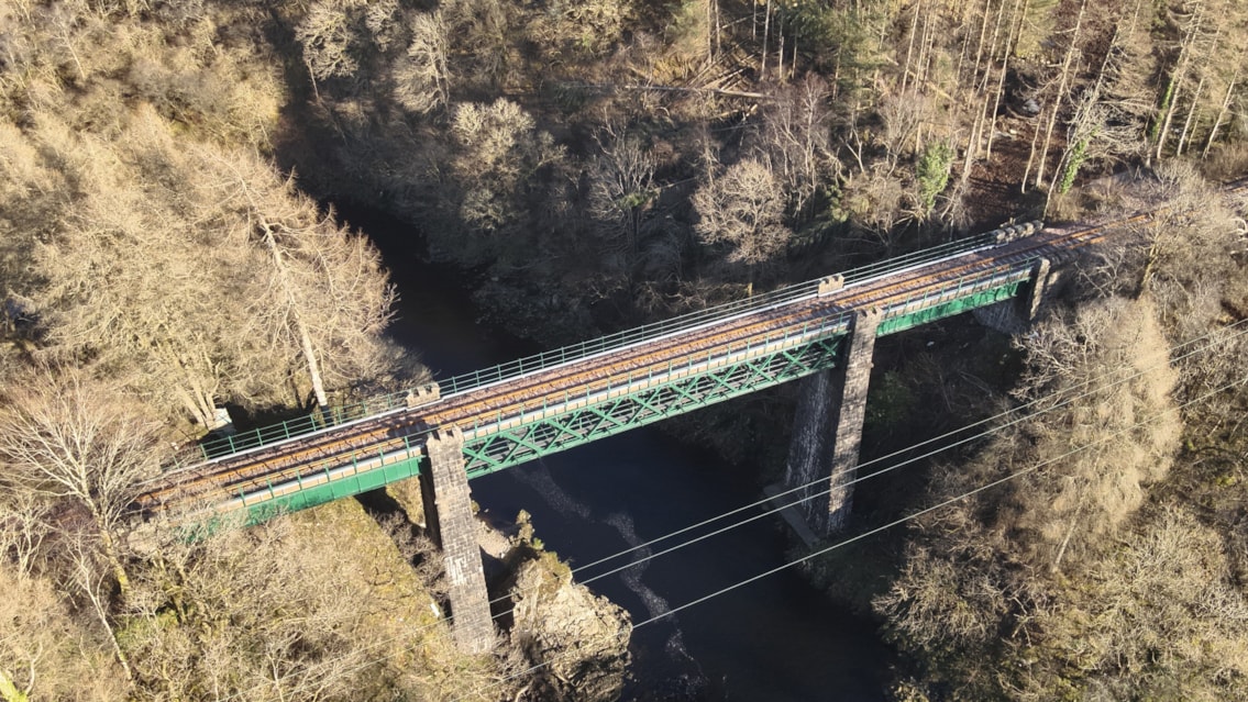 UK: Network Rail Completes Refurbishment Project on Awe Viaduct