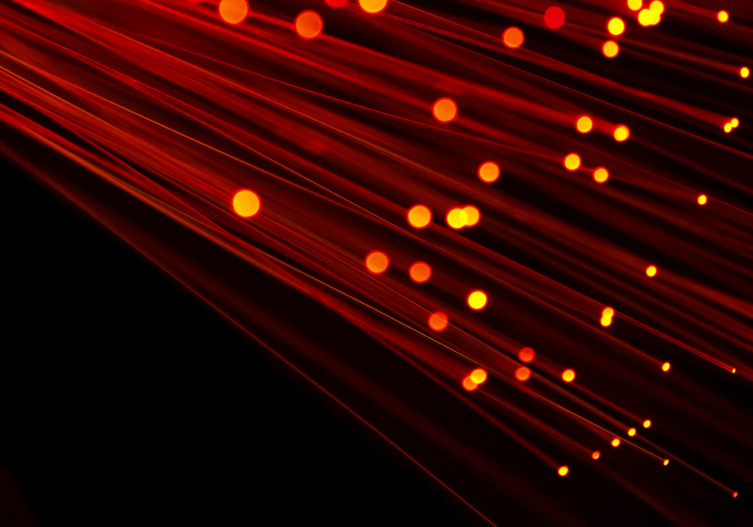 Red fibre optic