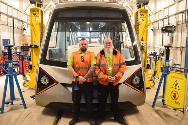 A father-and-son driving team will run the test services
