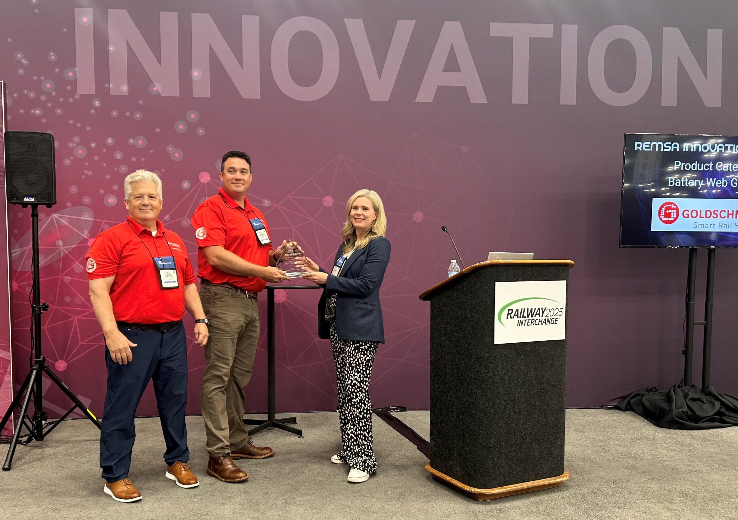 REMSA award ceremony at Railway Interchange 2025 in Indianapolis, USA