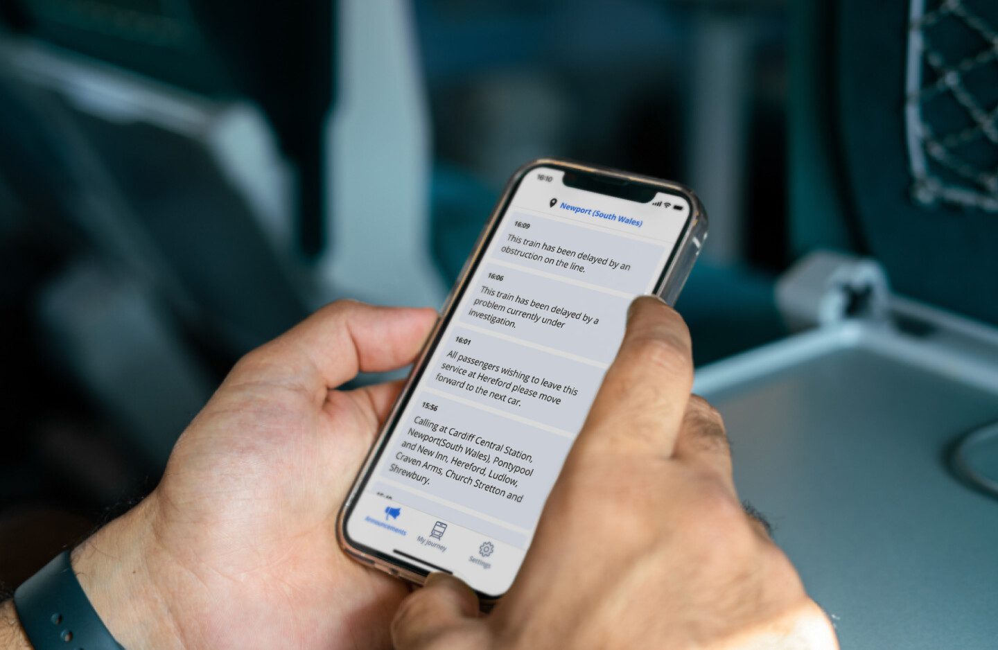 Public transport accessibility – HEAR enables passengers to receive real-time onboard announcements directly to their mobile devices.