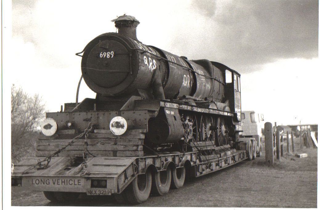 The loco was salvaged from Barry Island scrapyard in January 1978