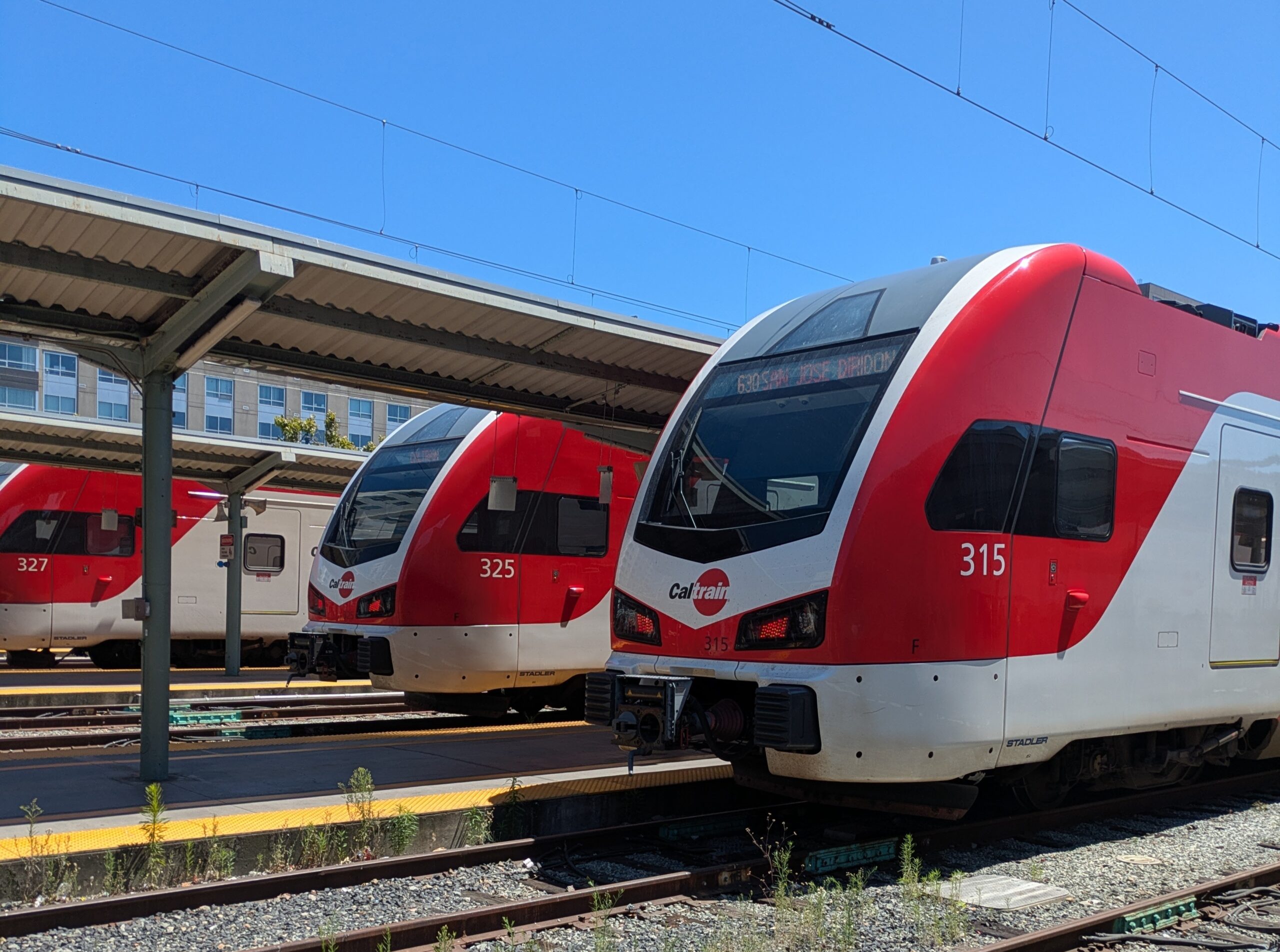 Caltrain's electric trains