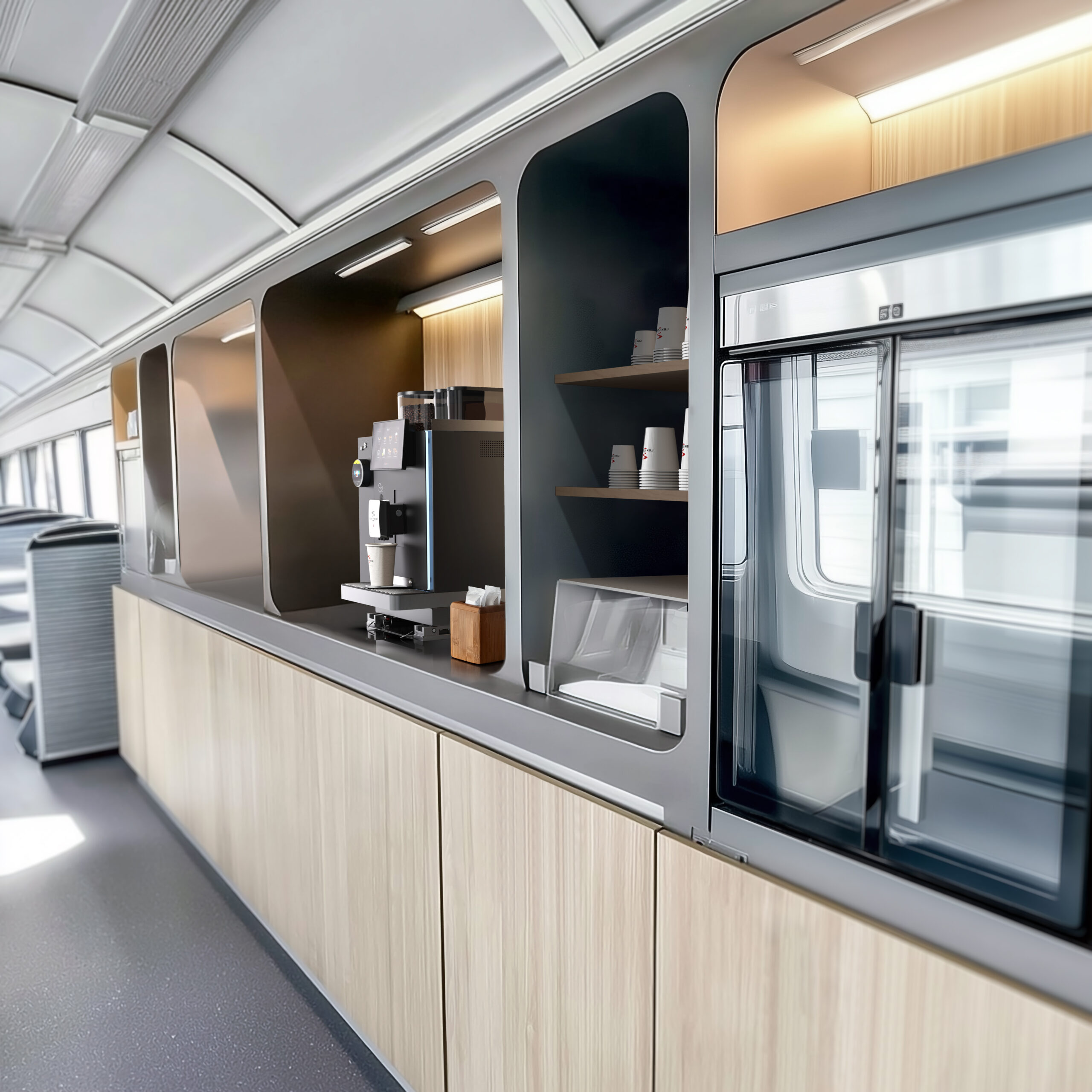 Coffee expertise on rails: Rex-Royal presents the latest generation of the S2 Railway at the Rail Interiors Show in Prague