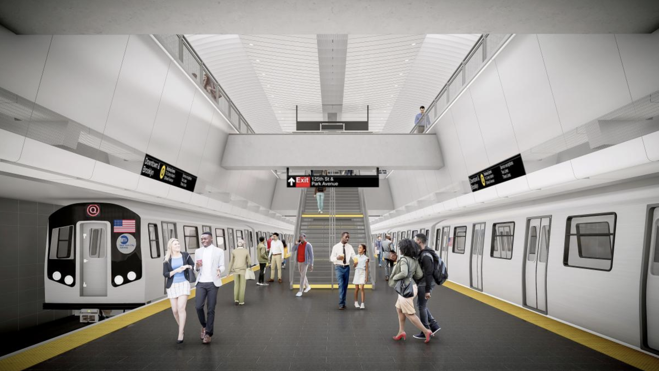 Second Avenue Subway Phase 2 rendering