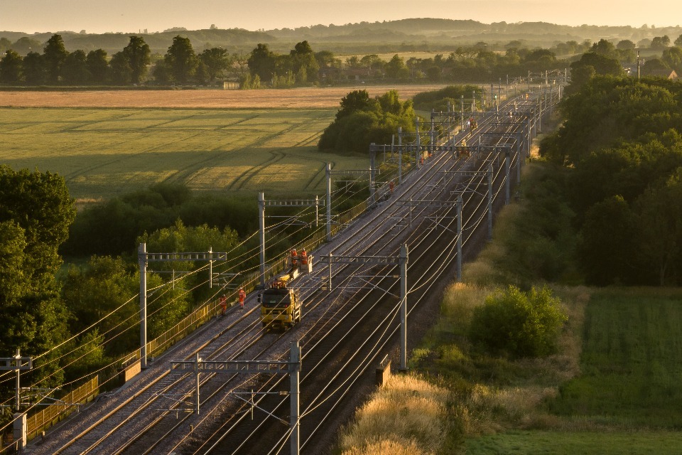 The electrification will enable the running of electric TransPennine Express trains along the route