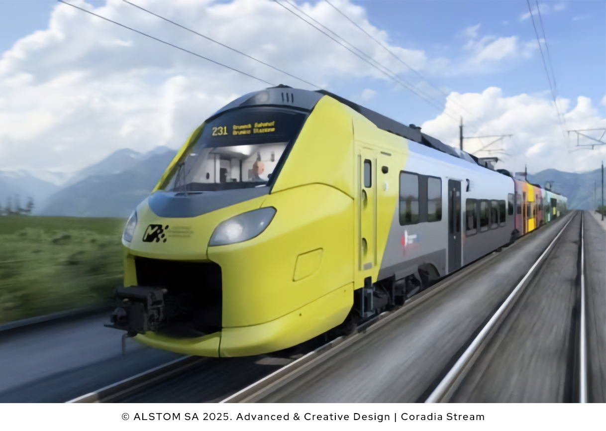Rendering of Alstom Coradia Stream