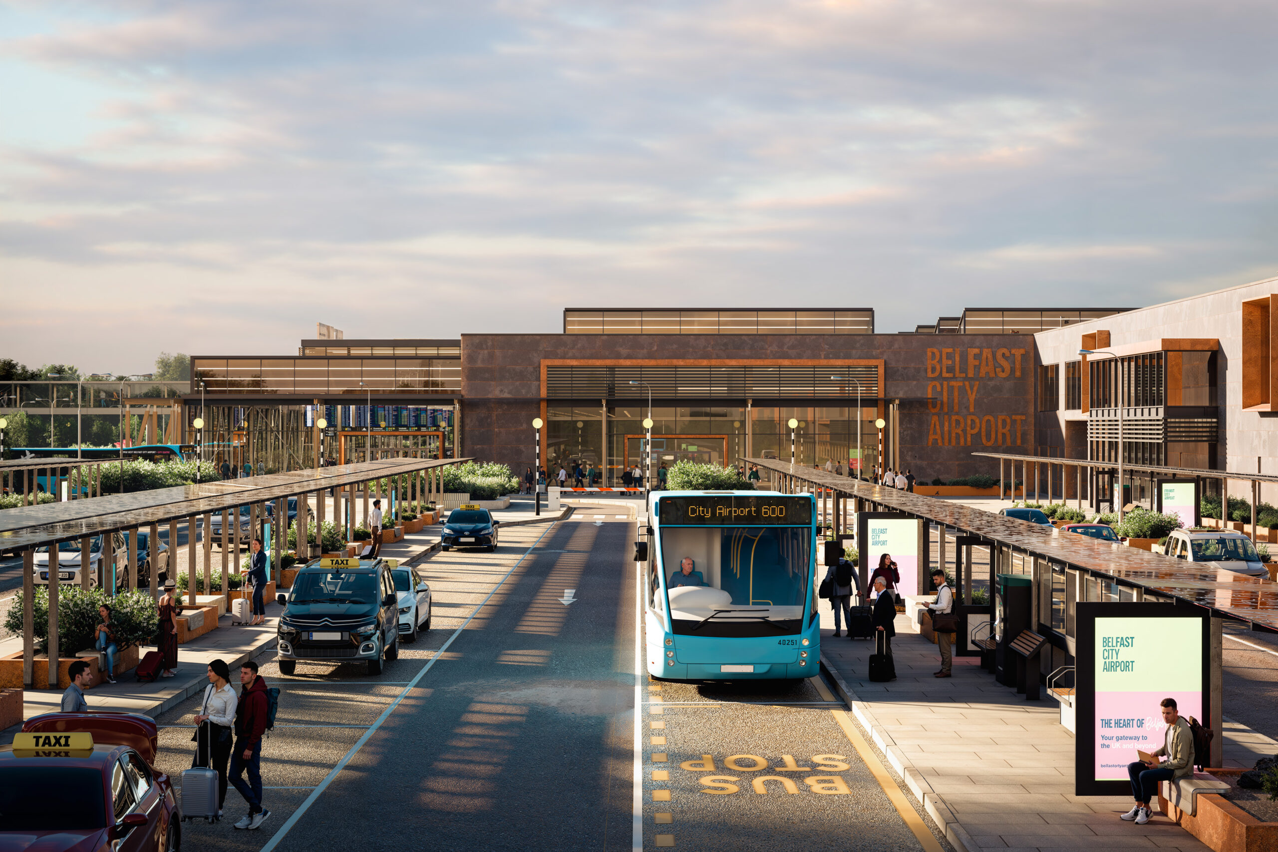 Surface access improvements including a new multi-modal forecourt that prioritises public transport
