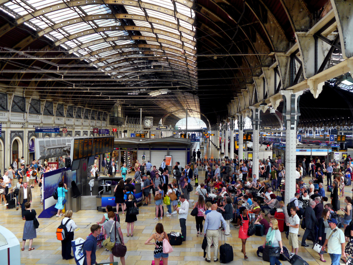 Paddington Station at a busy time