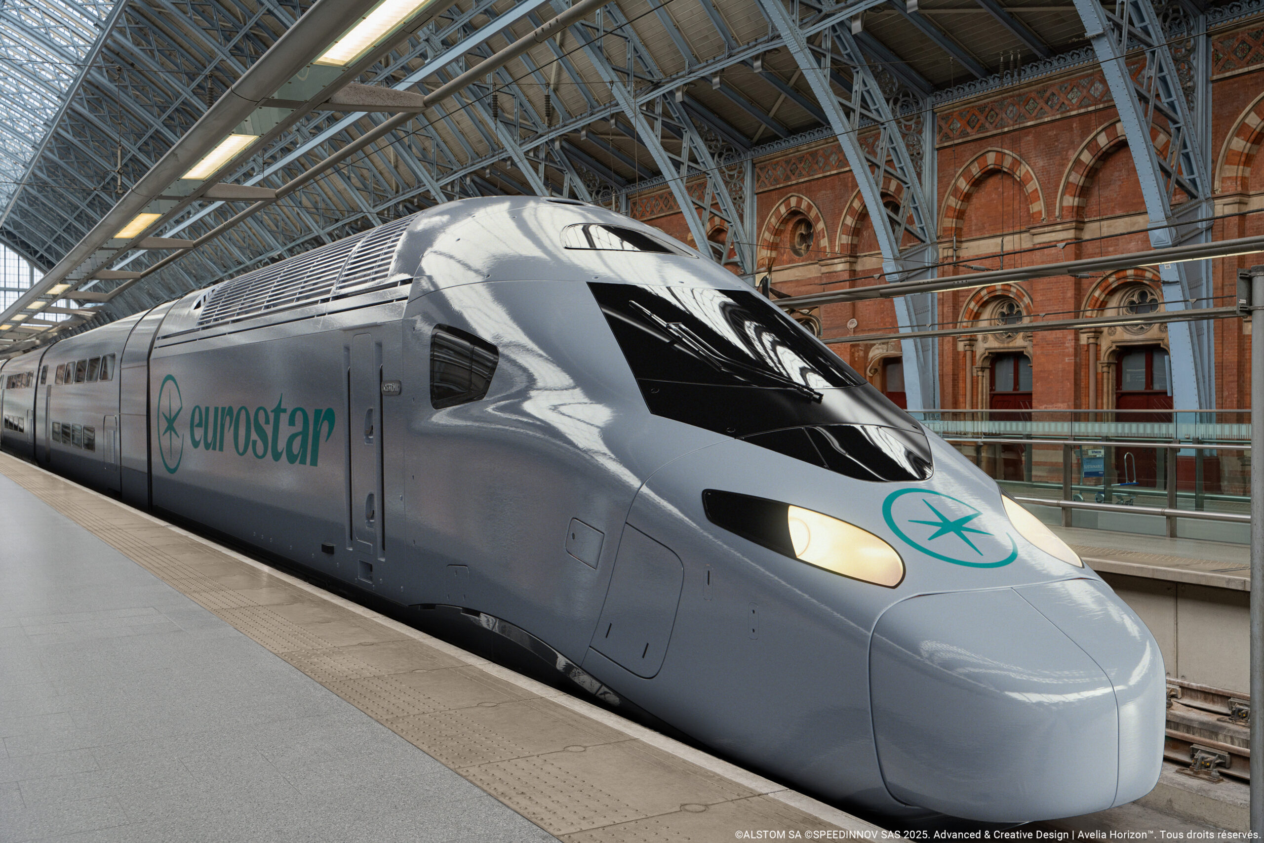 Eurostar's new fleet in London