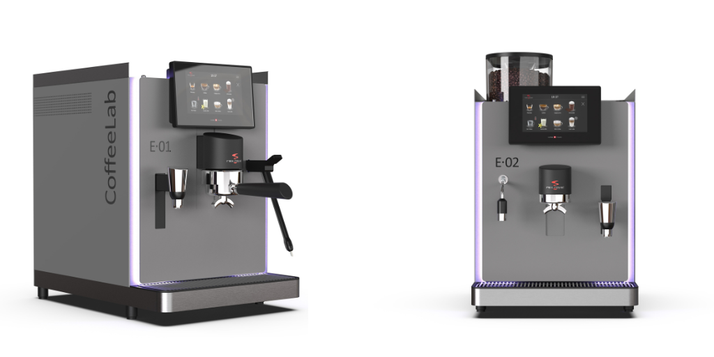 Rex-Royal E 01 and E 02 coffee machines