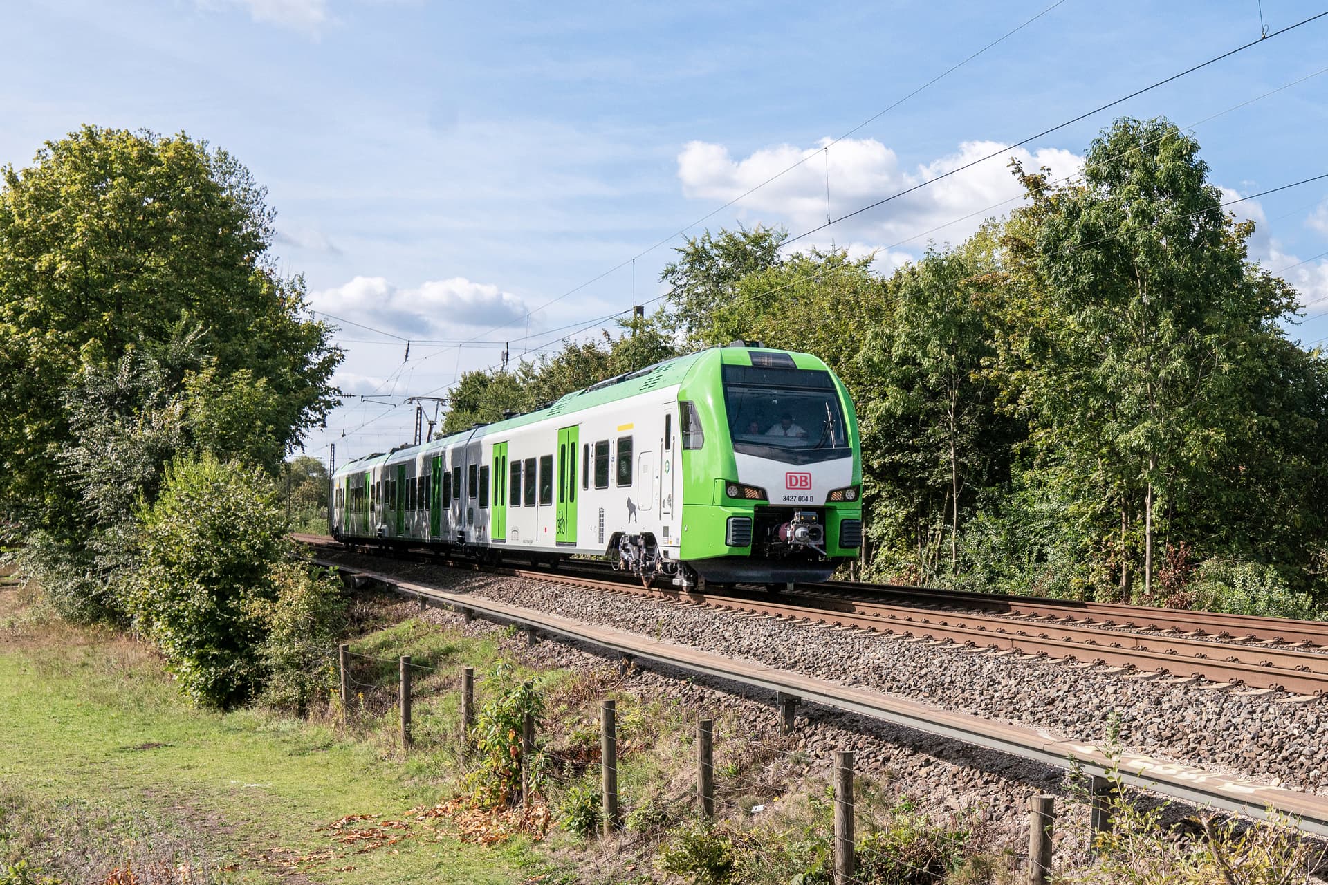 An S-Bahn train produced by Stadler