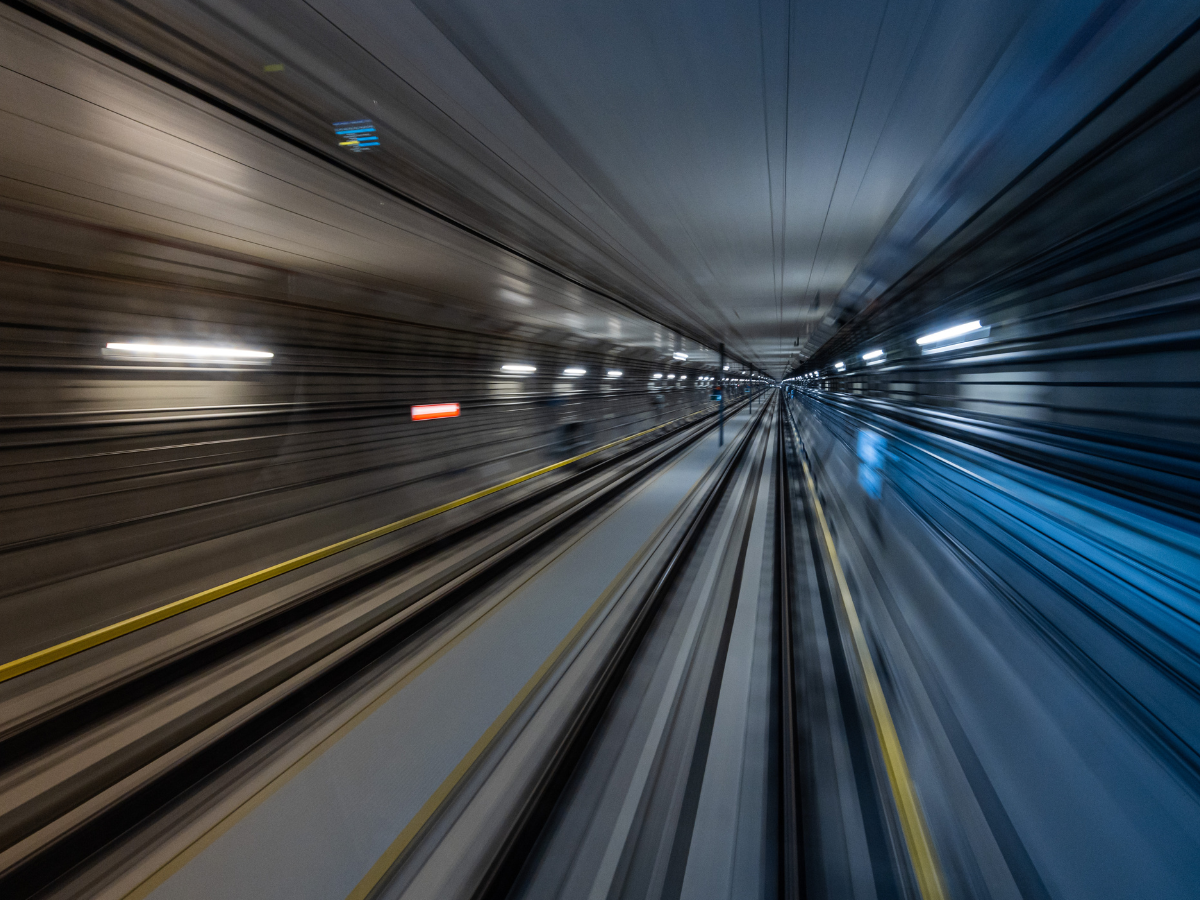 A fast train