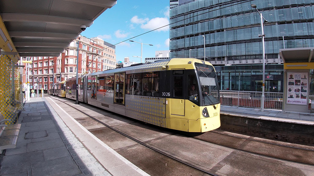 A Bee Network tram