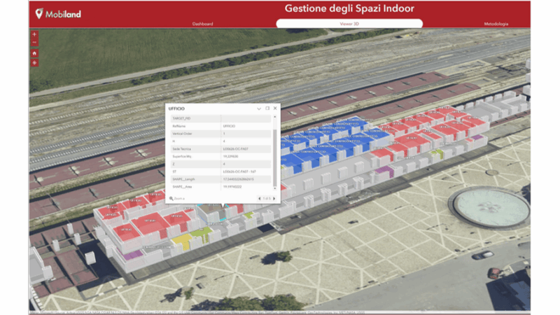 RFI has adopted a digital twin approach that extends to the indoor details of each station, down to individual rooms and even the equipment within those rooms, including fire prevention and electrical systems.