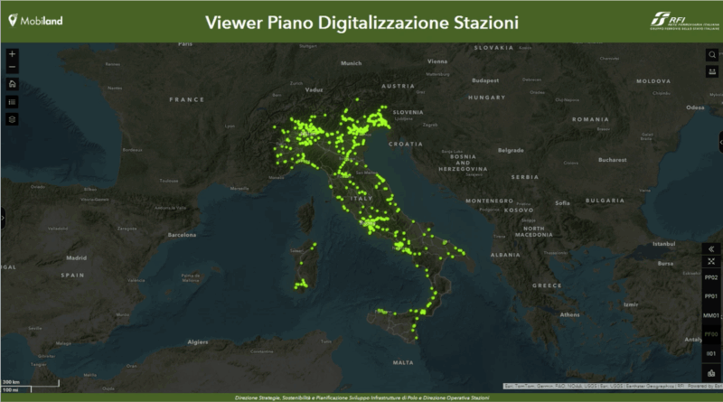 Rete Ferroviaria Italiana (RFI) manages more than two thousand stations, each with complex infrastructure, divided in 15 different management areas. The station updates also had to keep its huge volume of 1.3 Billion transiting people moving as the updates were made. In Italy, approximately 10,000 trains run every day, carrying over 2 million passengers.