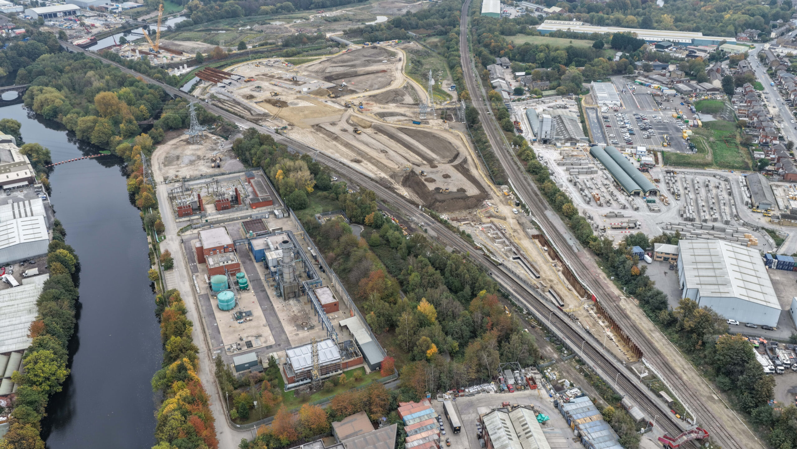 An overview of the new Ravensthorpe station site