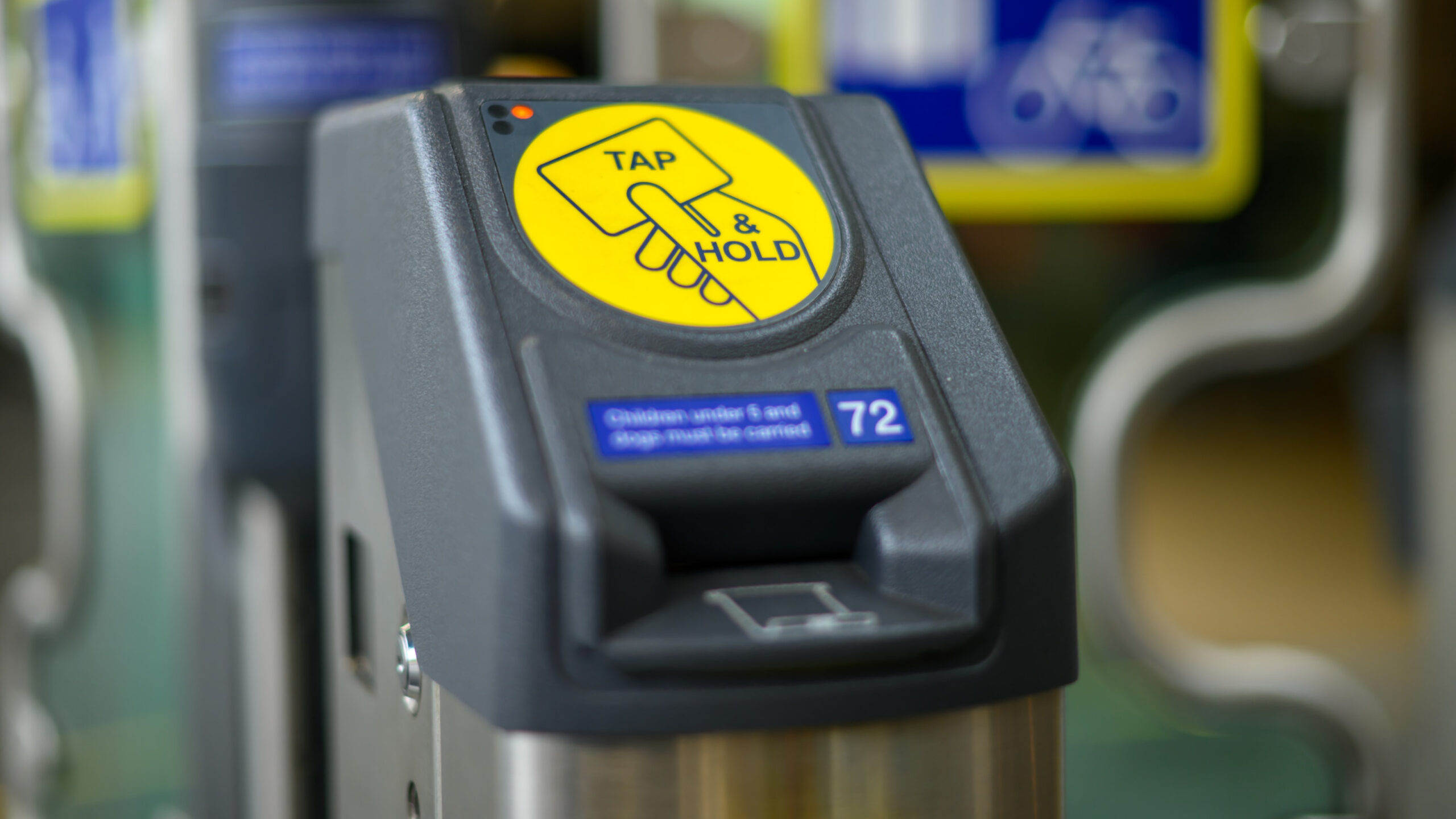 A contactless ticket gate