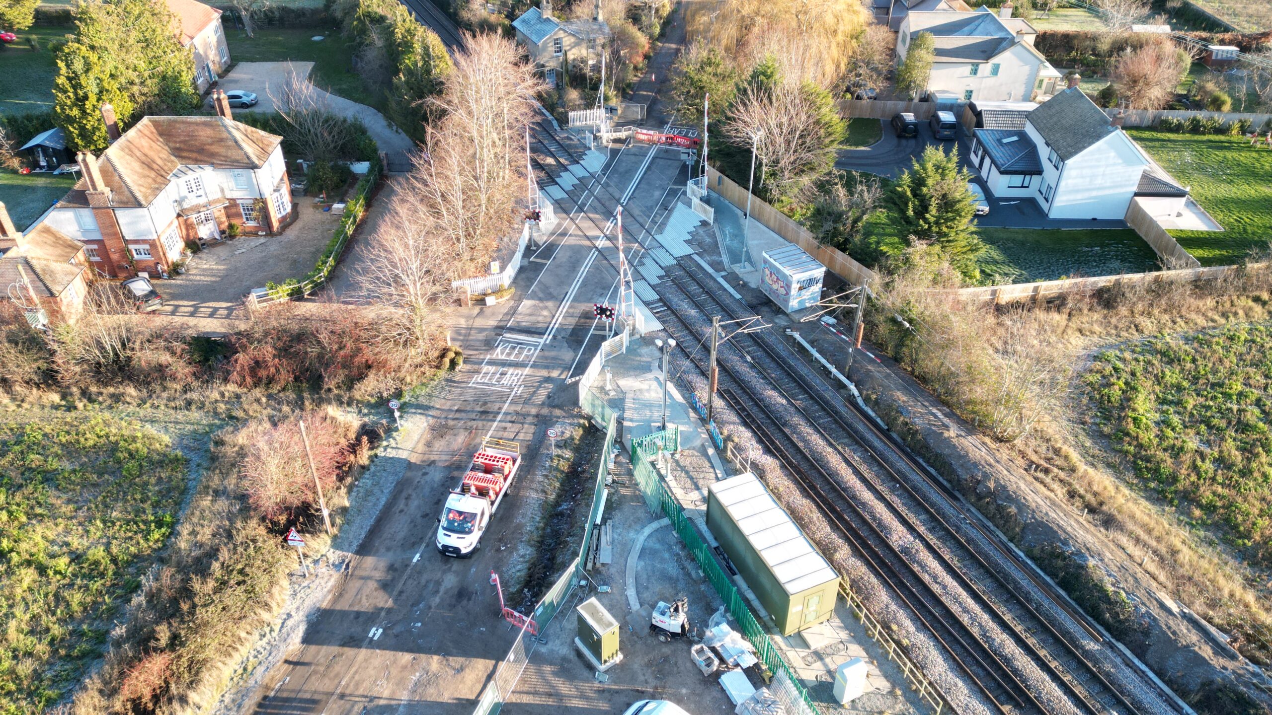 Cambridge resignalling project from above